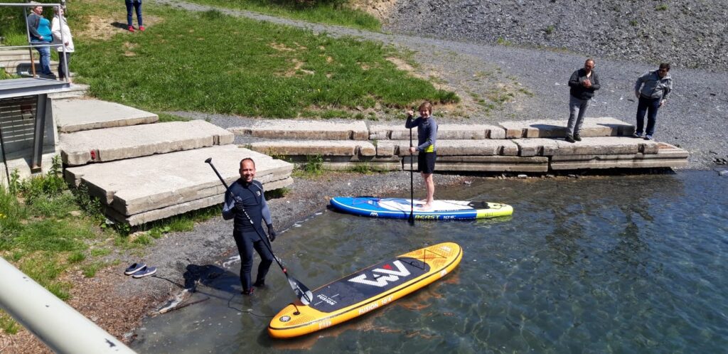 lom šífr paddleboard cool divers
