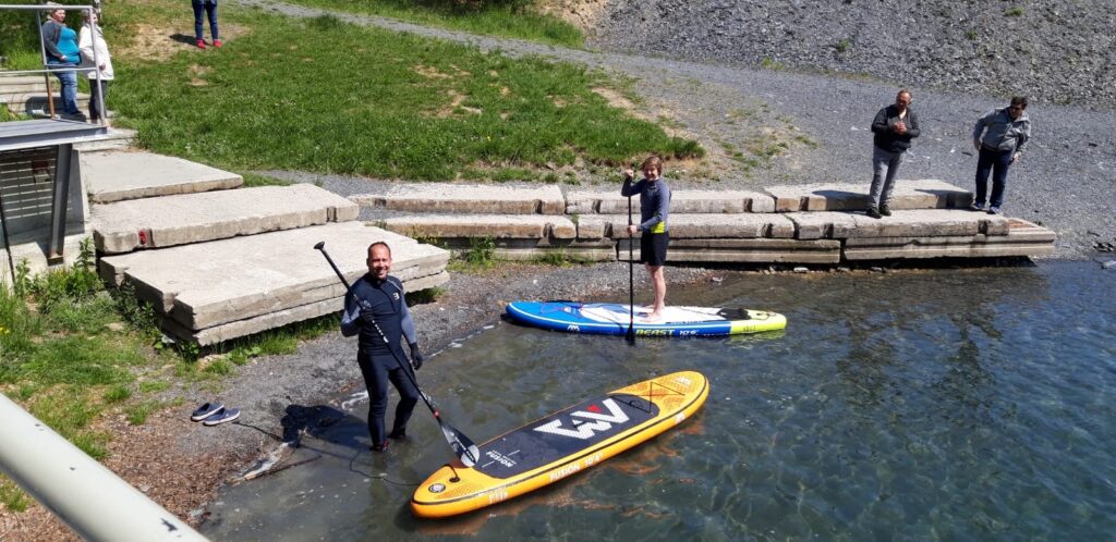 lom šífr paddleboard cool divers